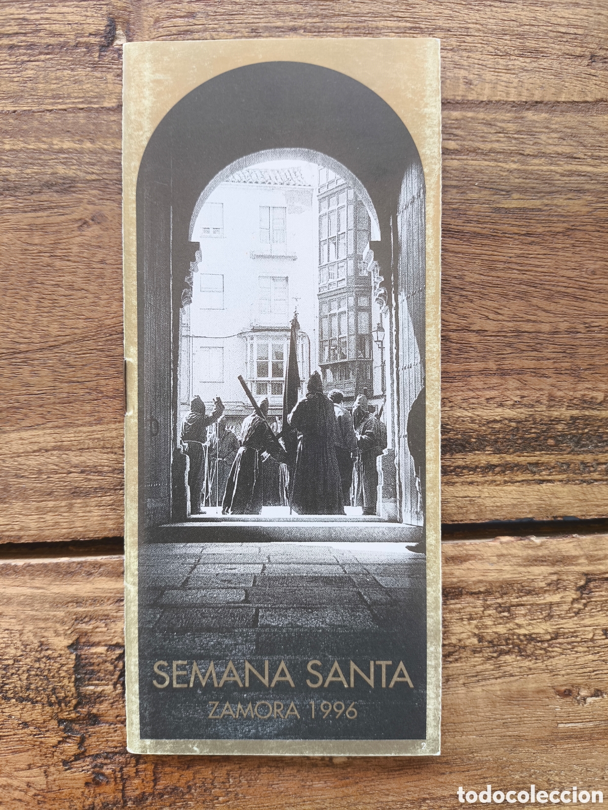 Folletos de turismo: Folleto informaci&oacute;n turismo Gu&iacute;a Horarios e Itinerarios Cofrad&iacute;as Semana Santa Zamora 1996