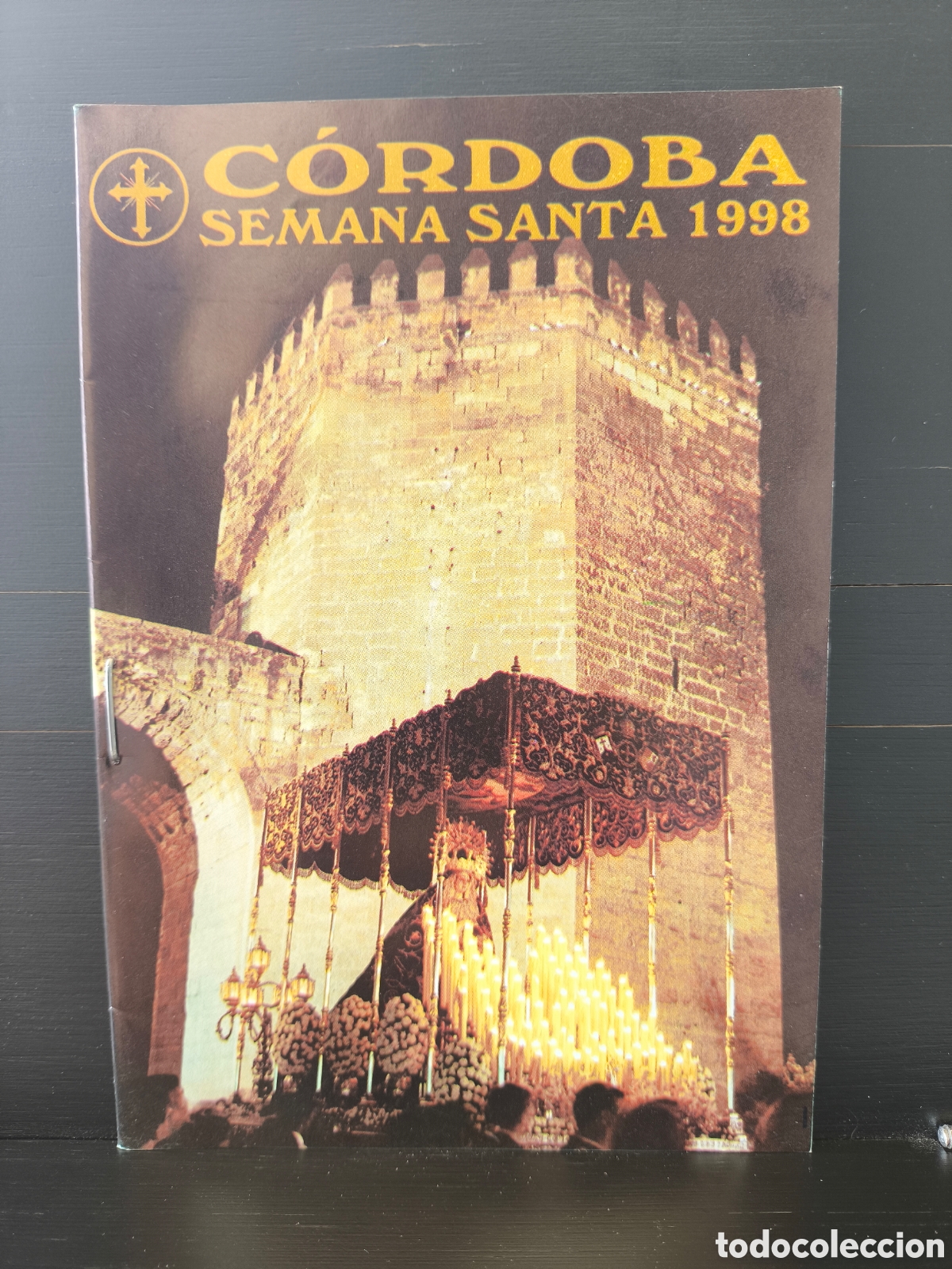 Folletos de turismo: Folleto informaci&oacute;n turismo Gu&iacute;a Horarios e Itinerarios Cofrad&iacute;as Semana Santa C&oacute;rdoba 1998