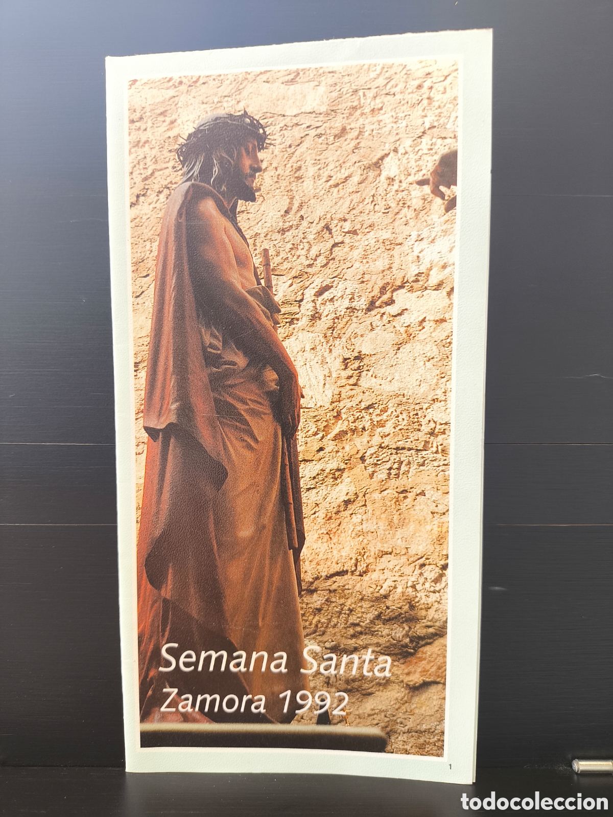 Folletos de turismo: Folleto informaci&oacute;n turismo Gu&iacute;a Horarios e Itinerarios Cofrad&iacute;as Semana Santa Zamora 1992