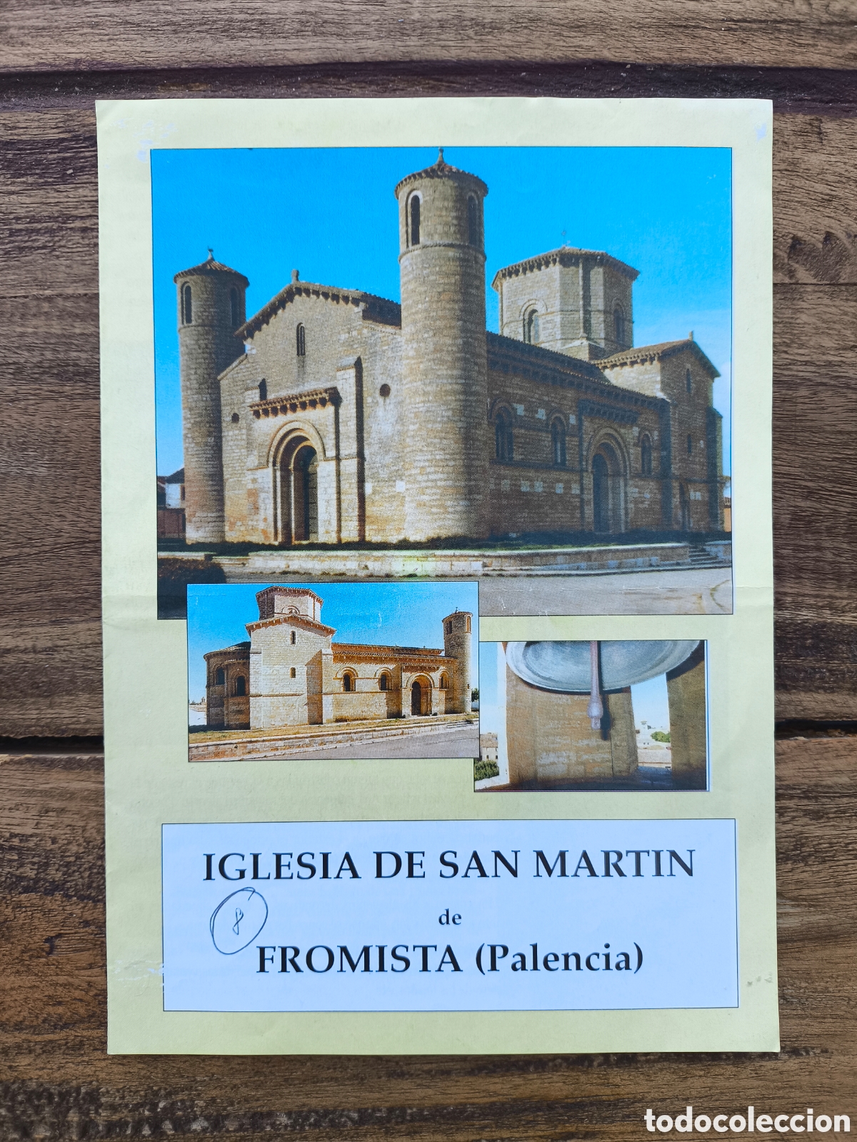 Folletos de turismo: Folleto informaci&oacute;n guia Iglesia de San Mart&iacute;n de Fromista Palencia