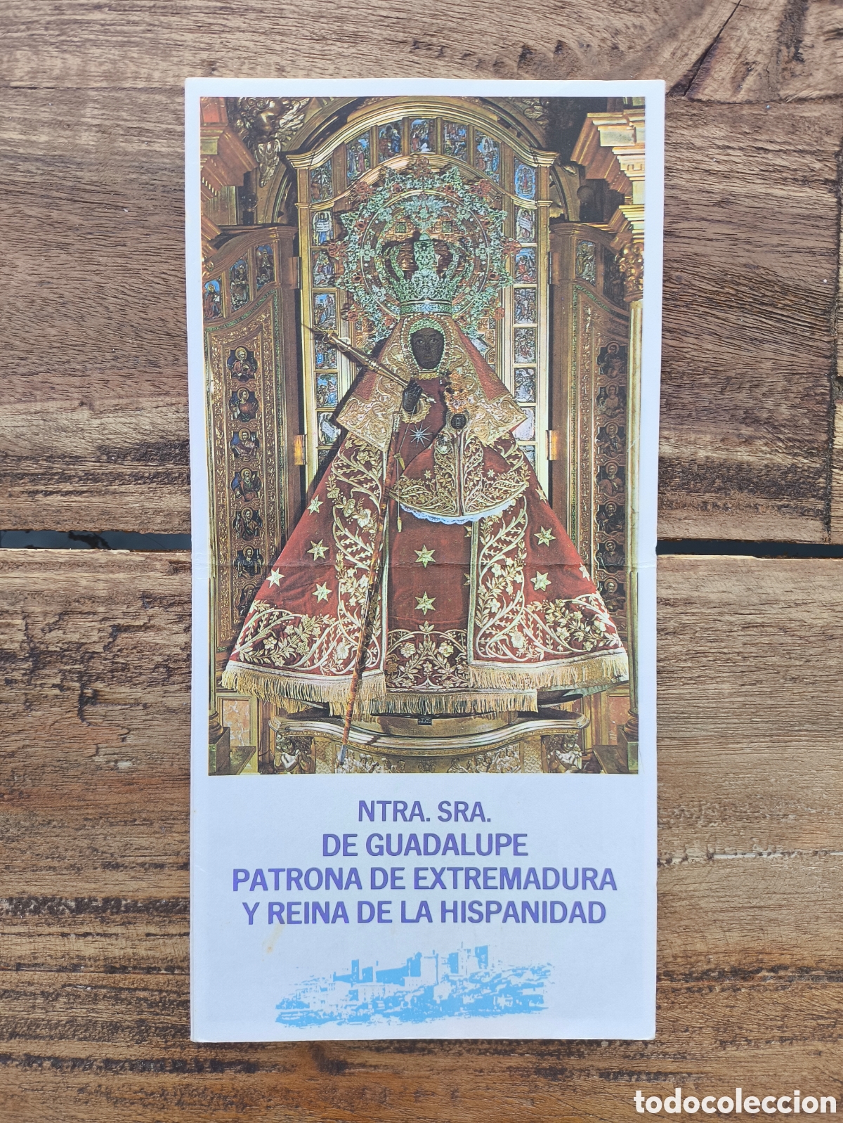 Folletos de turismo: Folleto guia informaci&oacute;n publicidad Real Monasterio y Hospeder&iacute;a Guadalupe C&aacute;ceres
