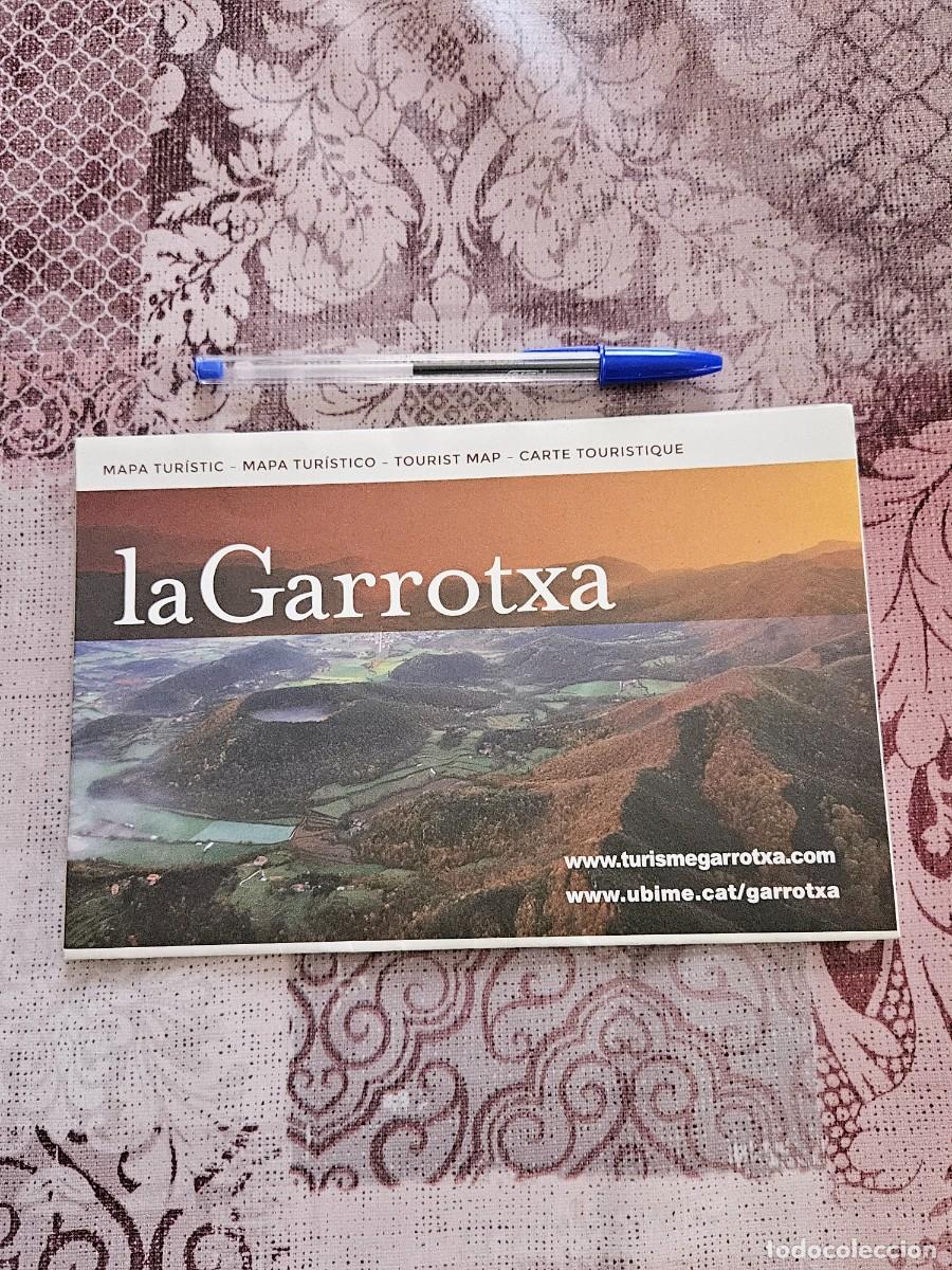 Folletos de turismo: Folleto Desplegable Mapa Tur&iacute;stico La Garrotxa, La Terra dels Volcans.