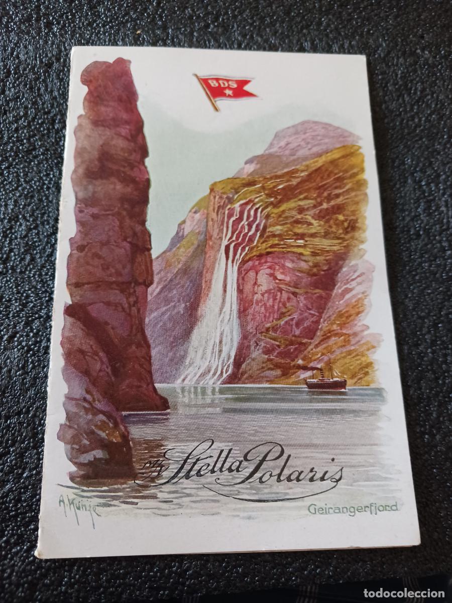 Folletos de turismo: DIPTICO MENUS DEL CRUCERO STELLA POLARIS 1933