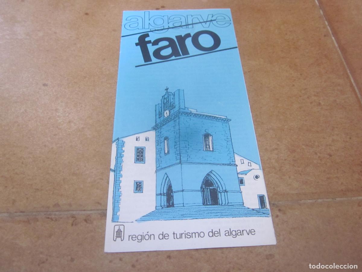 Folletos de turismo: FOLLETO PLANO FARO ALGARVE - A&Ntilde;OS 90