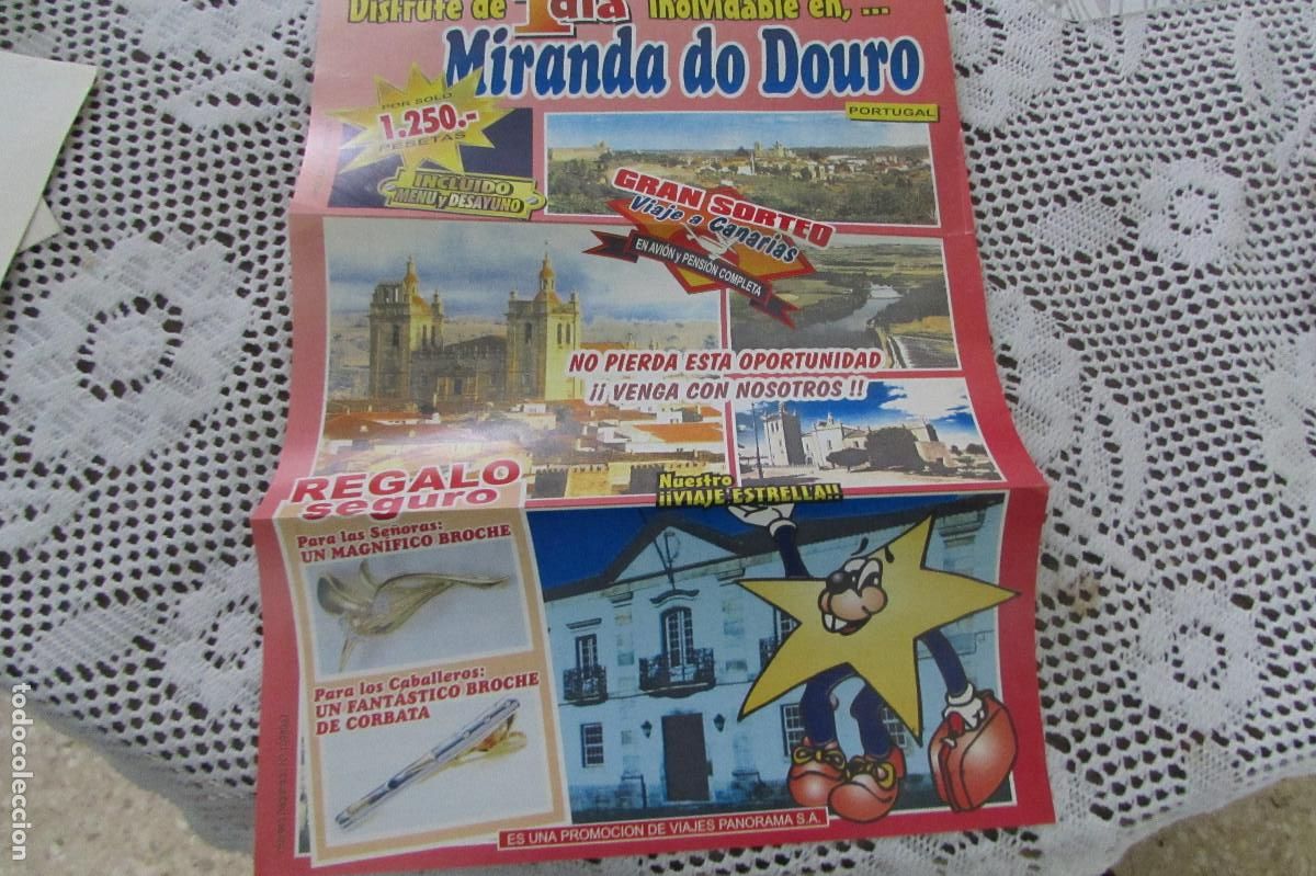 Folletos de turismo: DISFRUTE DE 1 DIA INOLVIDABLE EN MIRANDA DE DOURO 1250 PESETAS