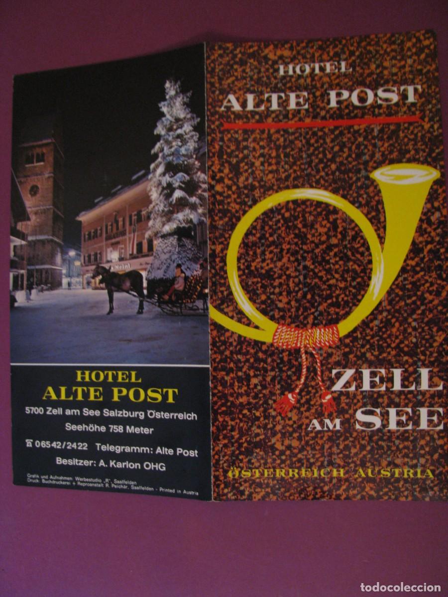 Folletos de turismo: FOLLETO DE TURISMO DE AUSTRIA. HOTEL ALTE POST. A&Ntilde;OS 70