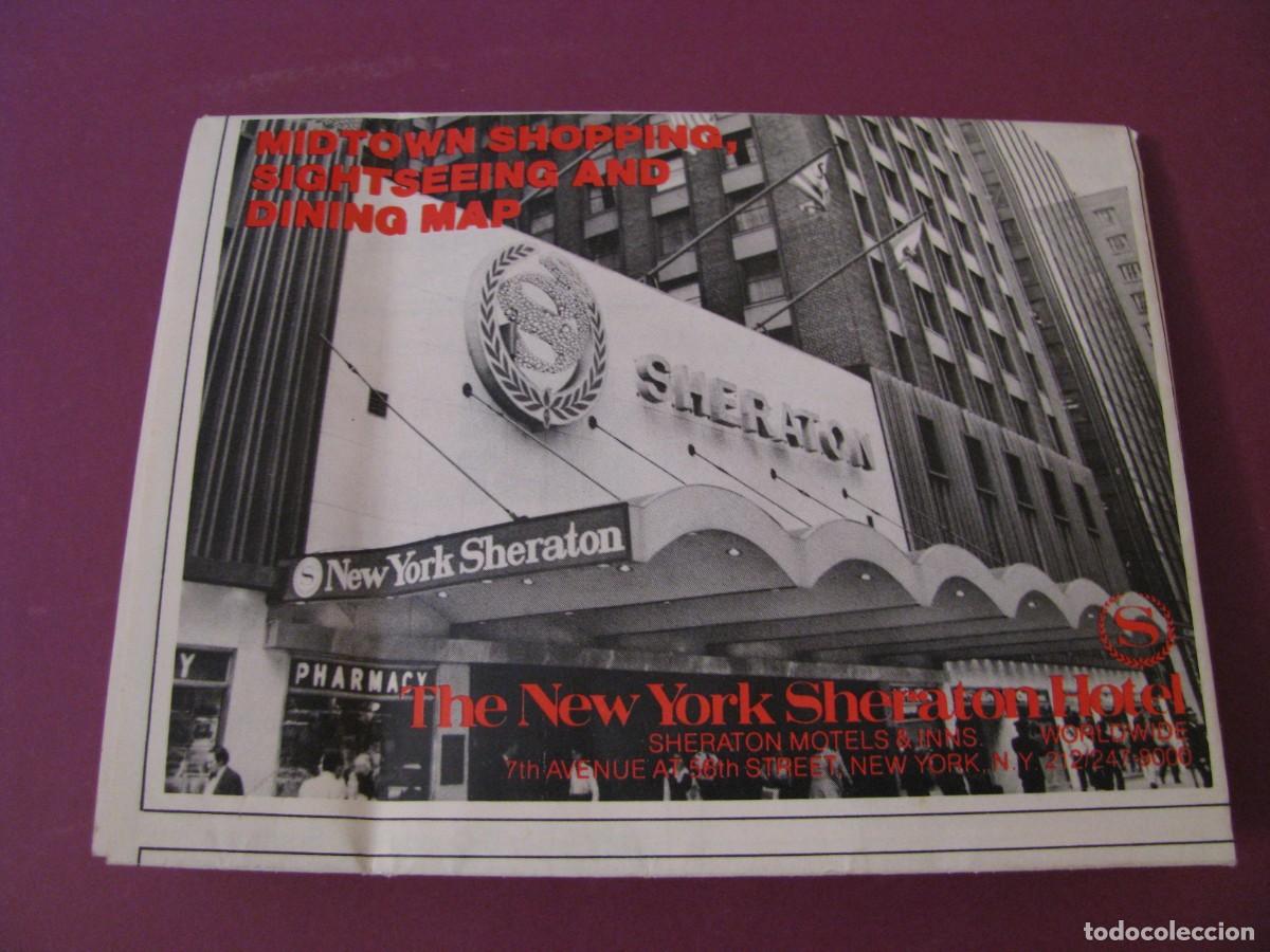 Folletos de turismo: FOLLETO DE TURISMO DE NUEVA YORK. HOTEL SHERATON. A&Ntilde;OS 70