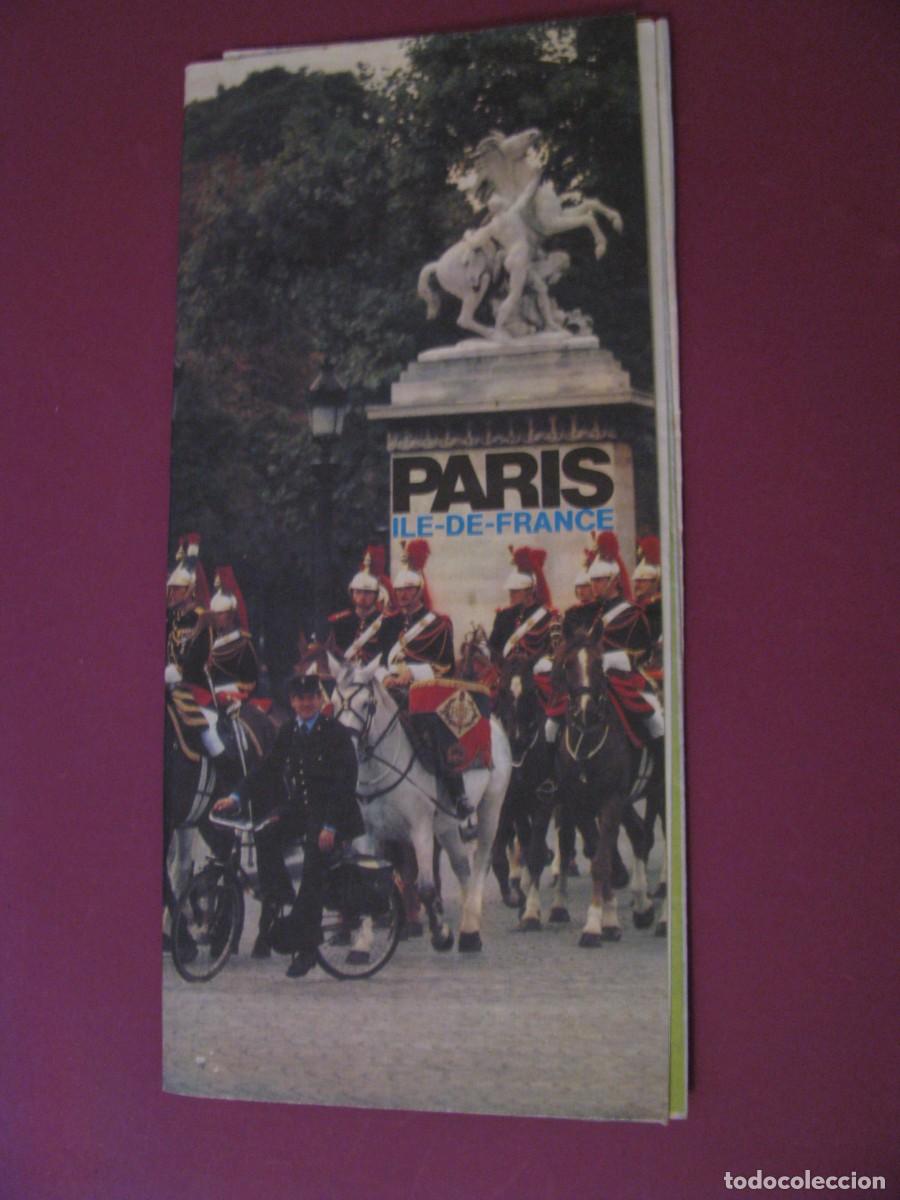 Folletos de turismo: FOLLETO DE TURISMO DE PARIS. 1978