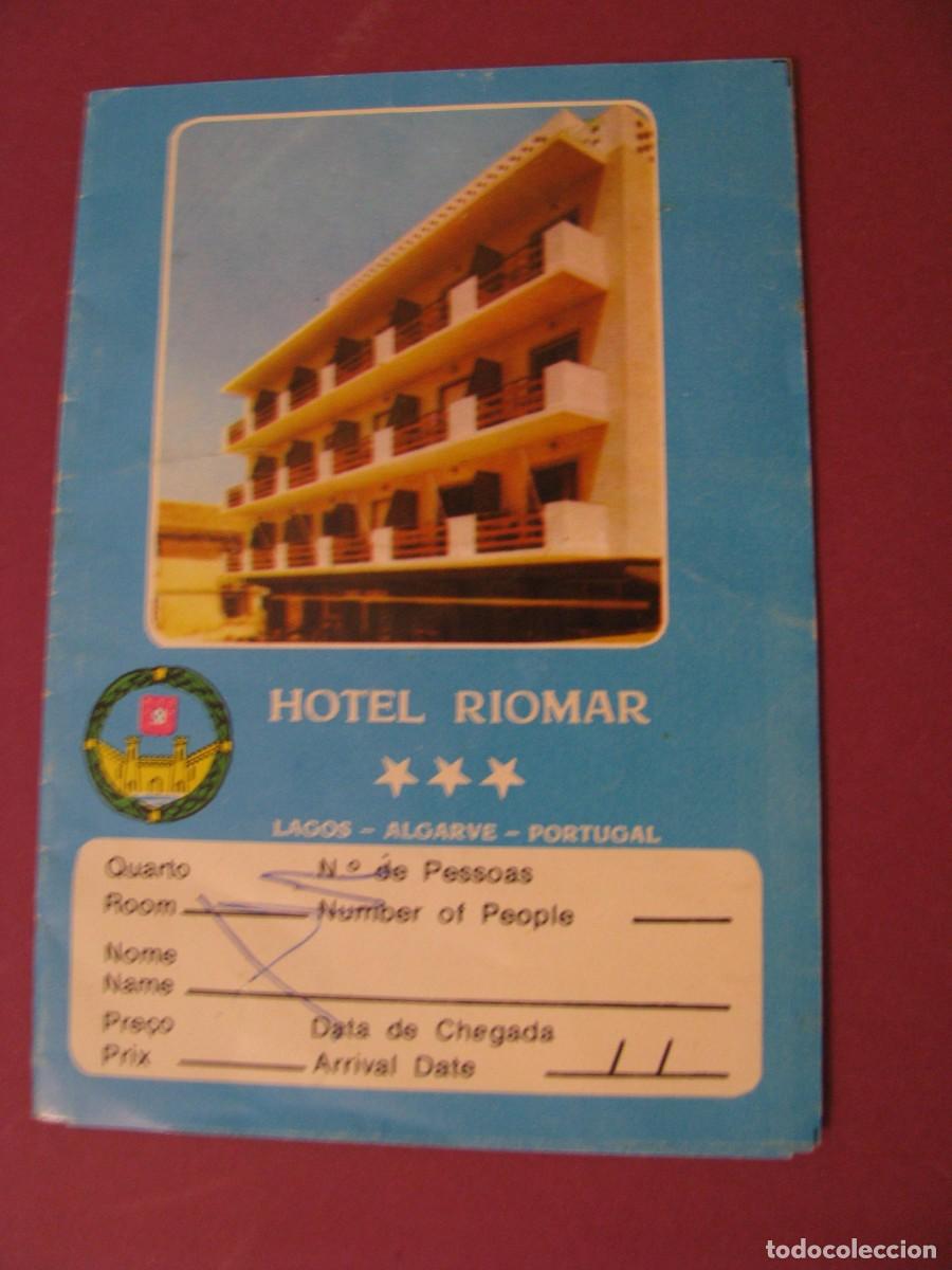 Folletos de turismo: FOLLETO DE TURISMO DE PORTUGAL. HOTEL RIOMAR. ALGARVE.