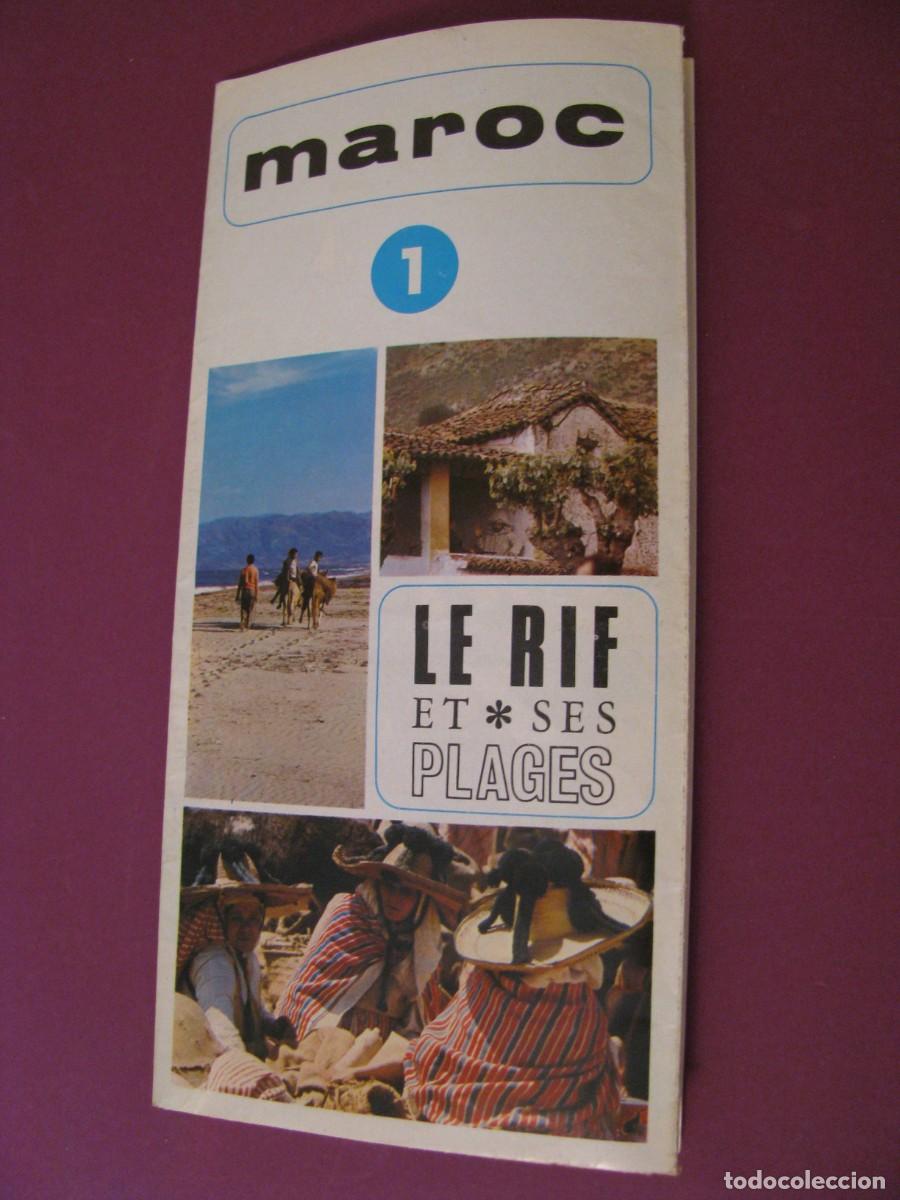 Folletos de turismo: FOLLETO DE TURISMO DE MARRUECOS. LE RIF ET SES PLAGES.