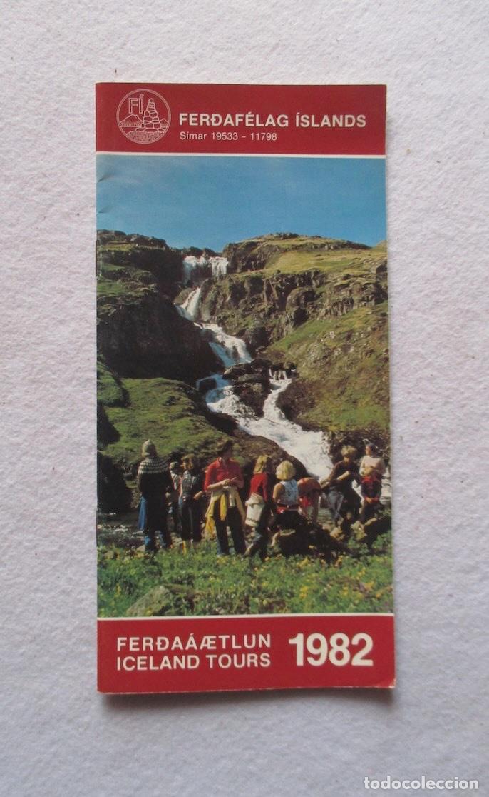 Folletos de turismo: CATALOGO ICELAND TOURS 1982