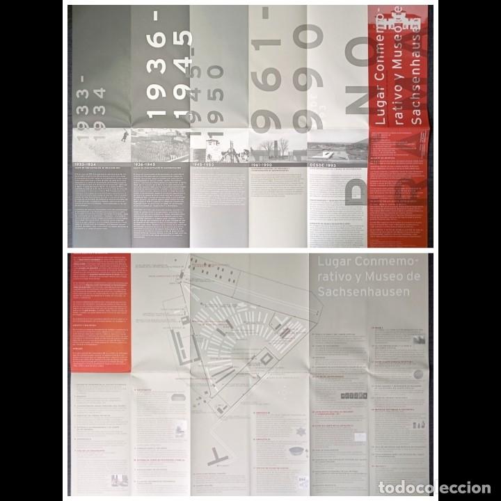 Folletos de turismo: ⚜️ &Ntilde;09X08. Plano Desplegable Museo Sachsenhausen Oranienburg Campo Concentracion 7&ordf; Edicion 2011