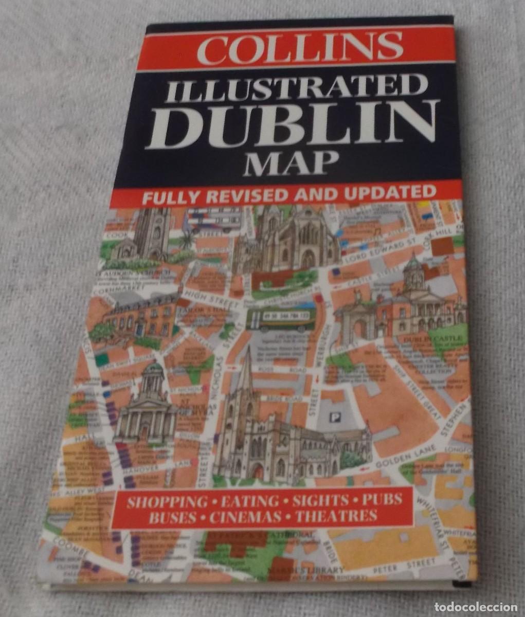 Folletos de turismo: folleto guia Collins Illustrated Dublin Map