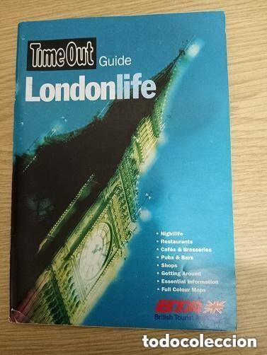 Folletos de turismo: LONDON TIME OUT - A&Ntilde;OS 90 - Revista en ingl&eacute;s