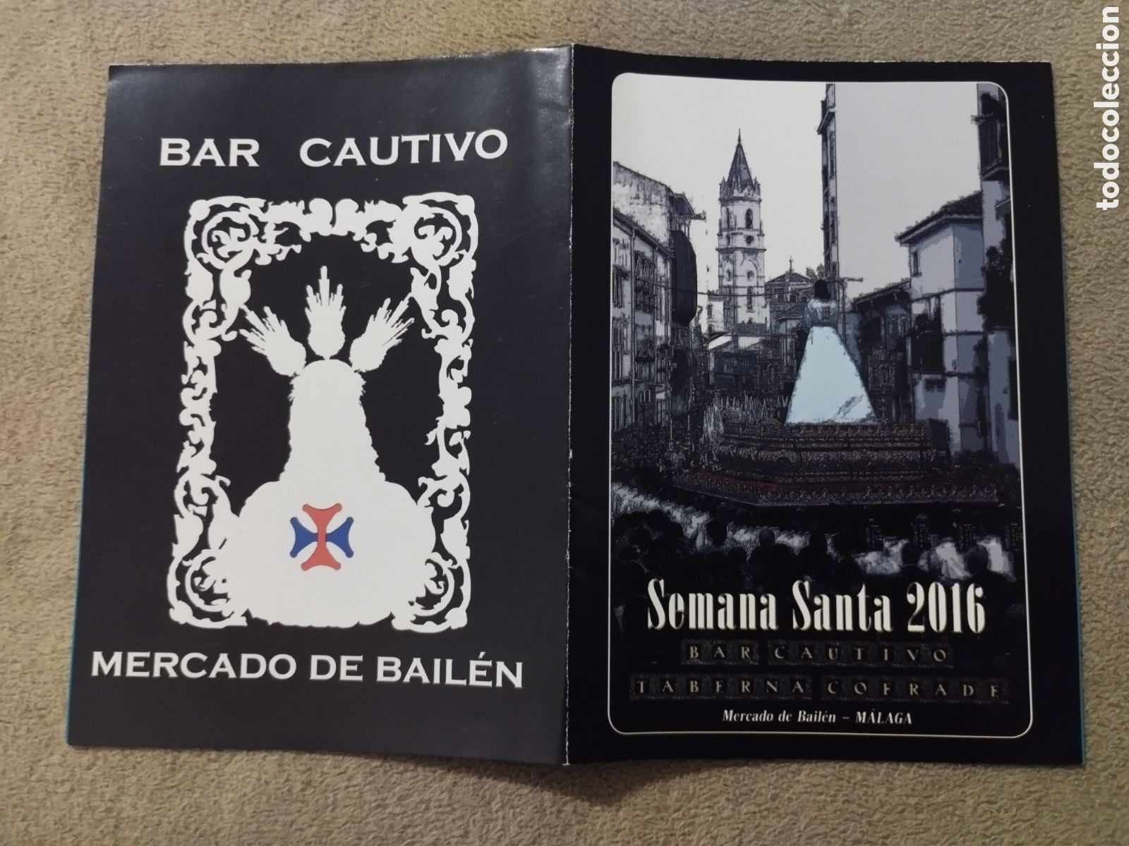 Folletos de turismo: Programa / itinerario Semana Santa M&aacute;laga 2016