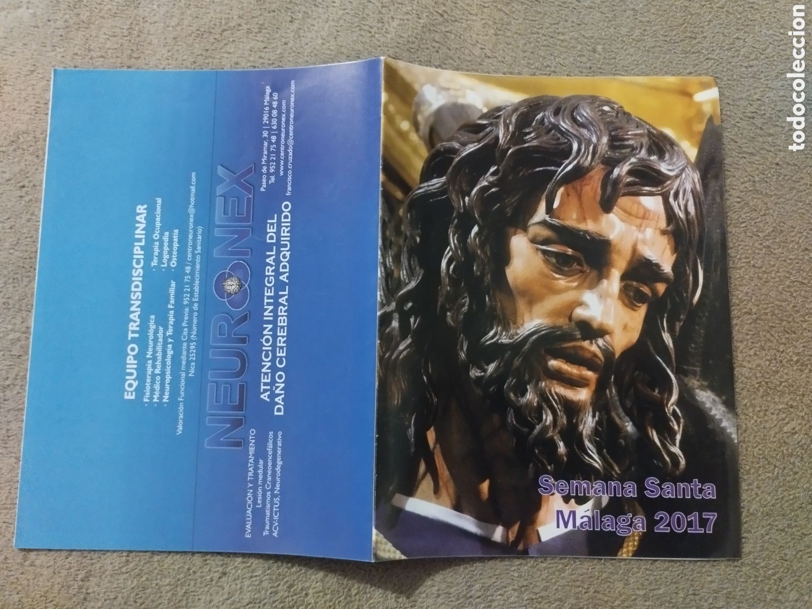 Folletos de turismo: Programa / Itinerario Semana Santa M&aacute;laga 2017