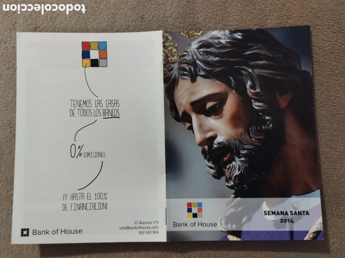 Folletos de turismo: Programa / itinerario Semana Santa M&aacute;laga 2014