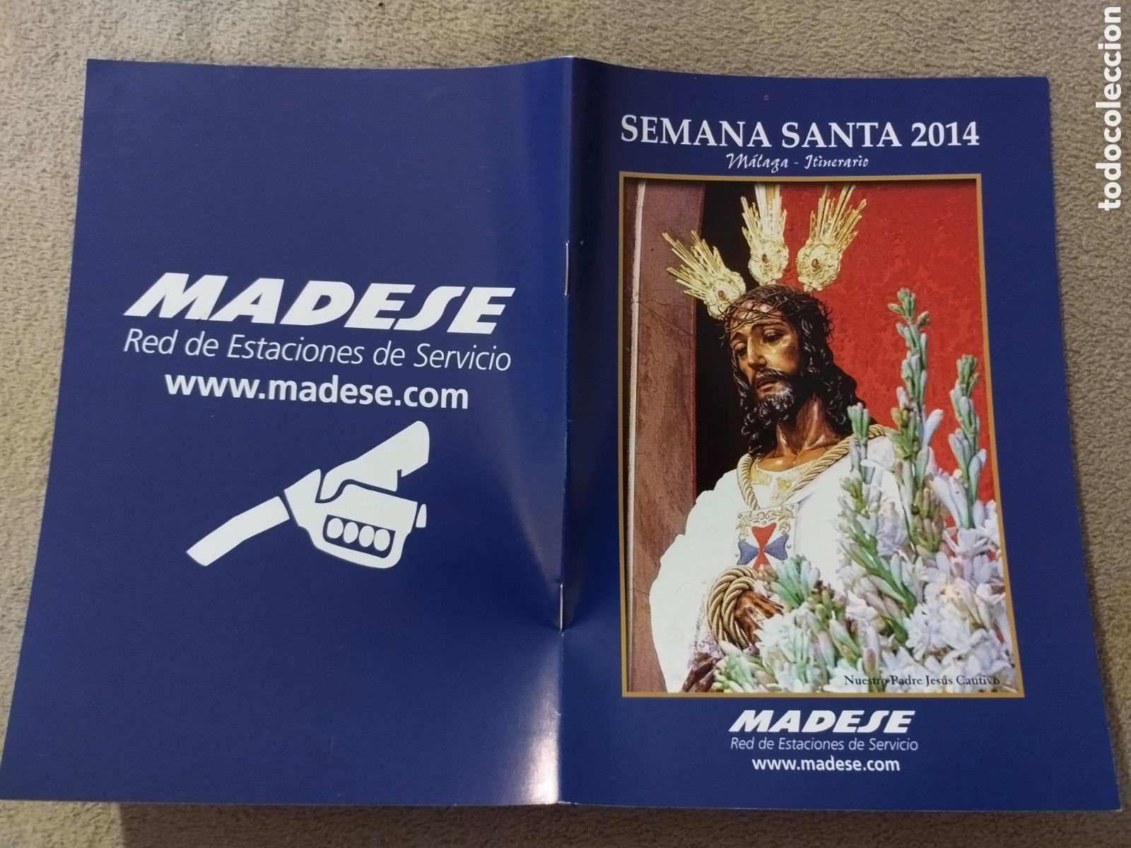 Folletos de turismo: Programa / itinerario Semana Santa M&aacute;laga 2014