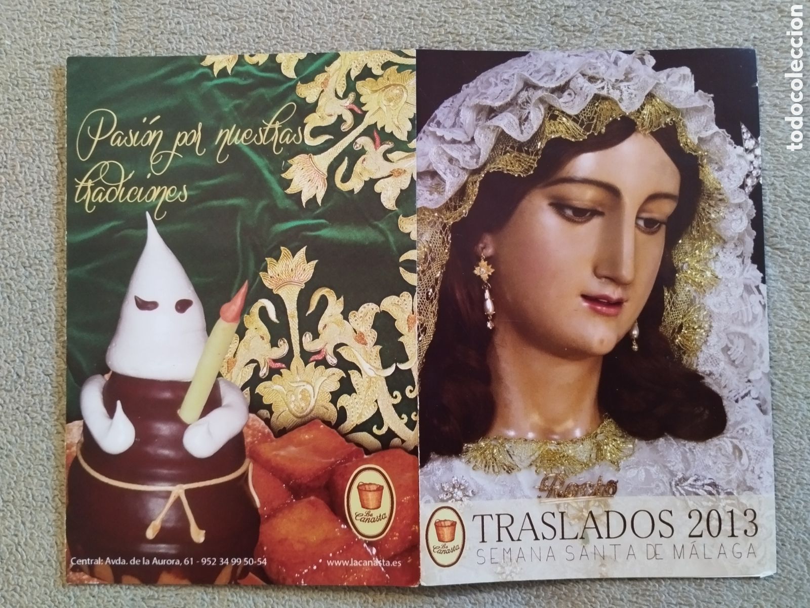 Folletos de turismo: Programa / itinerario Semana Santa M&aacute;laga 2013