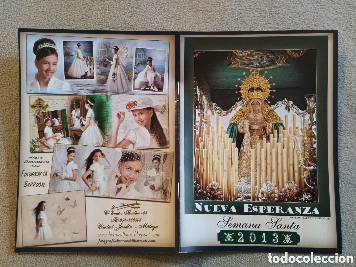 Folletos de turismo: Programa/ itinerario Semana Santa M&aacute;laga 2013