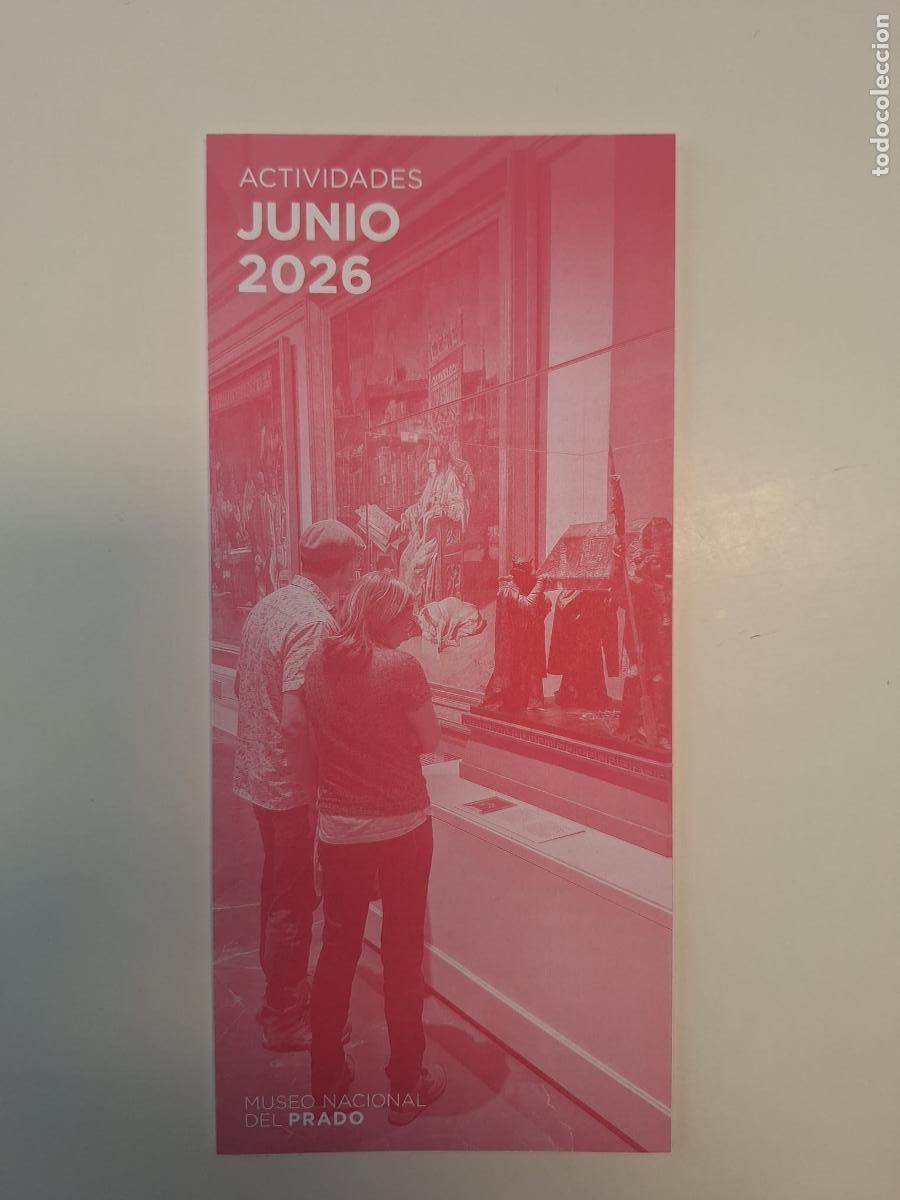 Brochures de tourisme: Folleto Actividades Museo del Prado Junio 2026 Madrid Arte Cultura