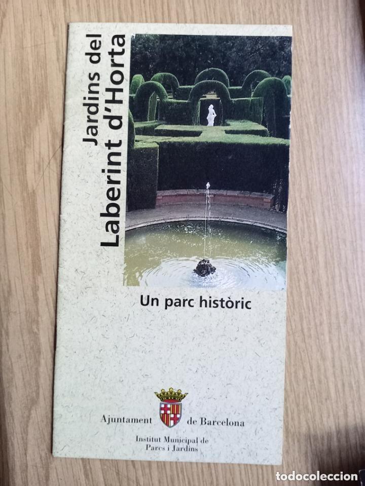 Brochures de tourisme: TRIPTICO - JARDINS DEL LABERINT D HORTA - BARCELONA