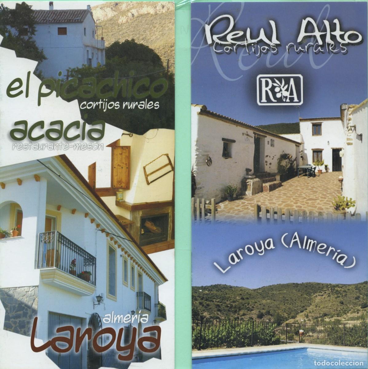 Folletos de turismo: 2 Folletos tur&iacute;sticos de Laroya (Almer&iacute;a)