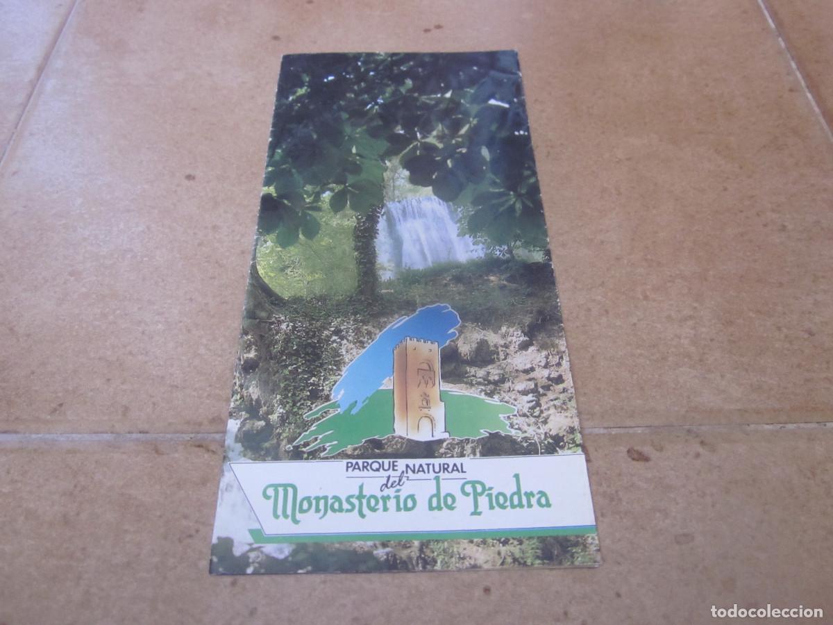 Folletos de turismo: FOLLETO PARQUE NATURAL DEL MONASTERIO DE PIEDRA - A&Ntilde;OS 90