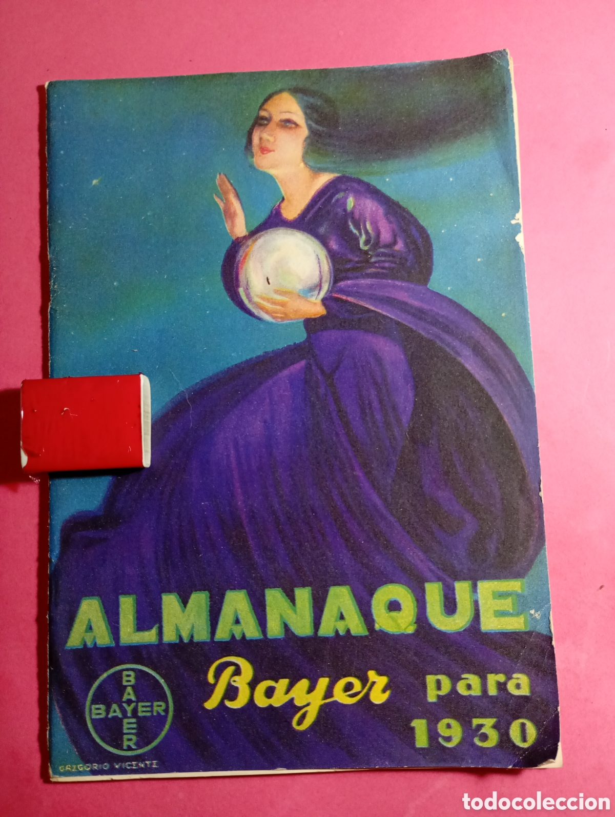 Travel Brochures: ALMANAQUE BAYER PARA 1930 PUBLICIDAD ANTIGUOS REMEDIOS DESARROLLO DE LA CASA BAYER ver &iacute;ndice