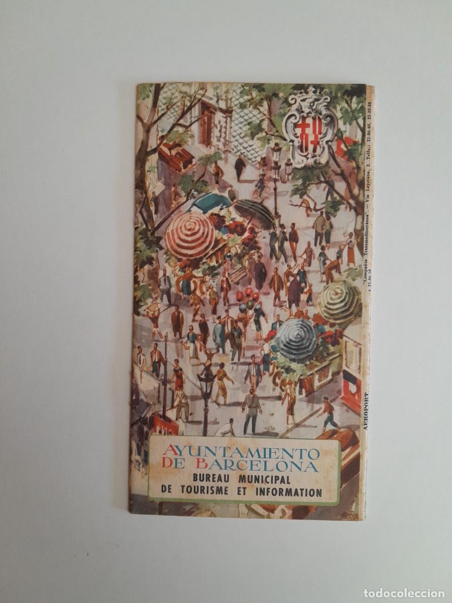 Folletos de turismo: GU&Iacute;A TUR&Iacute;STICA DE BARCELONA (BARCELONA, 1952)