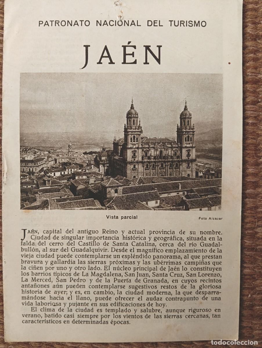 Folletos de turismo: JAEN - PATRONATO NACIONAL DE TURISMO
