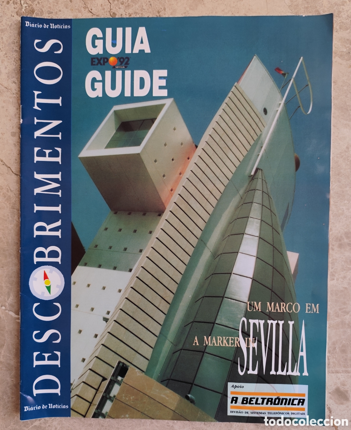Folletos de turismo: EXPO 92 SEVILLA 1992 PABELL&Oacute;N DE PORTUGAL GUIA