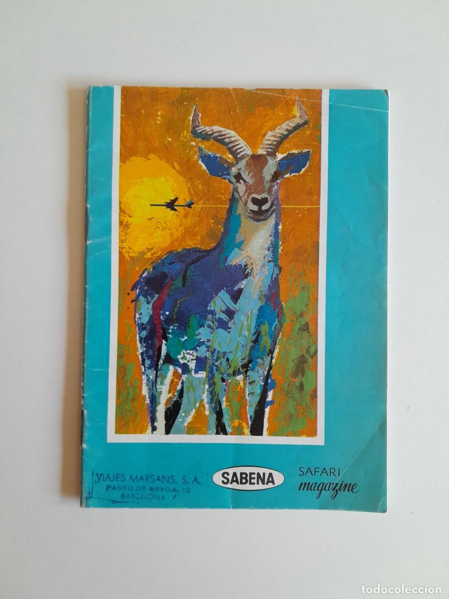 Folletos de turismo: SAFARI MAGAZINE DE VIAJES MARSANS (BARCELONA, c,1960)