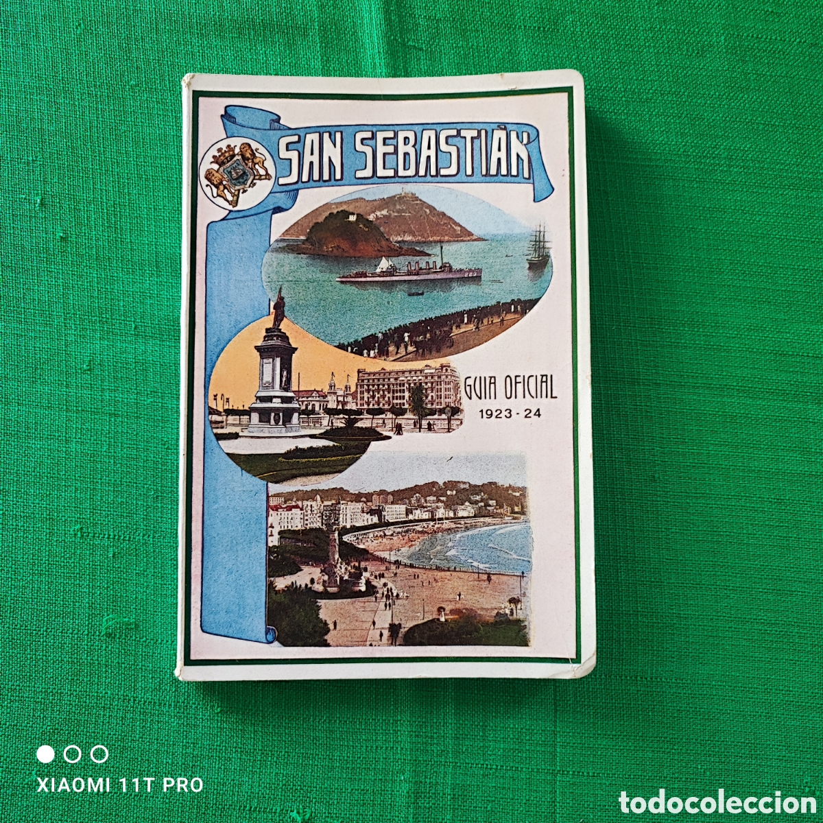 Brochures de tourisme: Guia oficial San Sebasti&aacute;n 1923 - 1924 ( en buen estado de conservaci&oacute;n ).