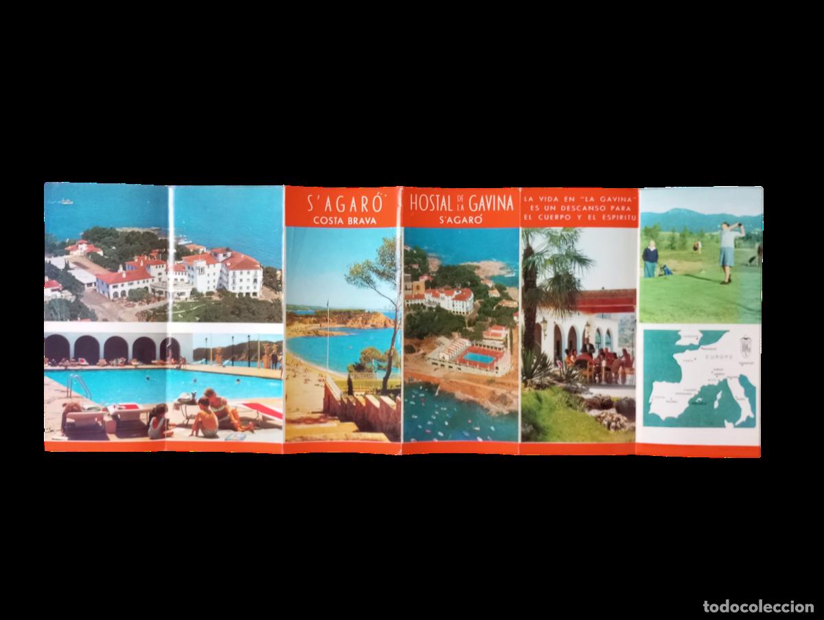 Brochures de tourisme: S'AGAR&Oacute; HOSTAL LA GAVINA FOLLETO TURISTICO PLEGADO EN 6 M33