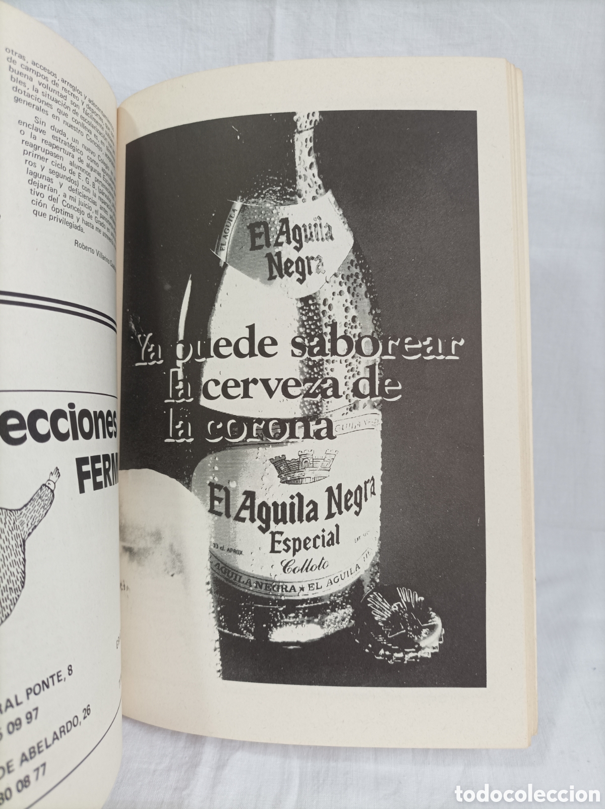 Brochures de tourisme: GRADO. ASTURIAS. Fiestas de SANTA ANA. 1980. AGUILA NEGRA, PUBLICIDAD