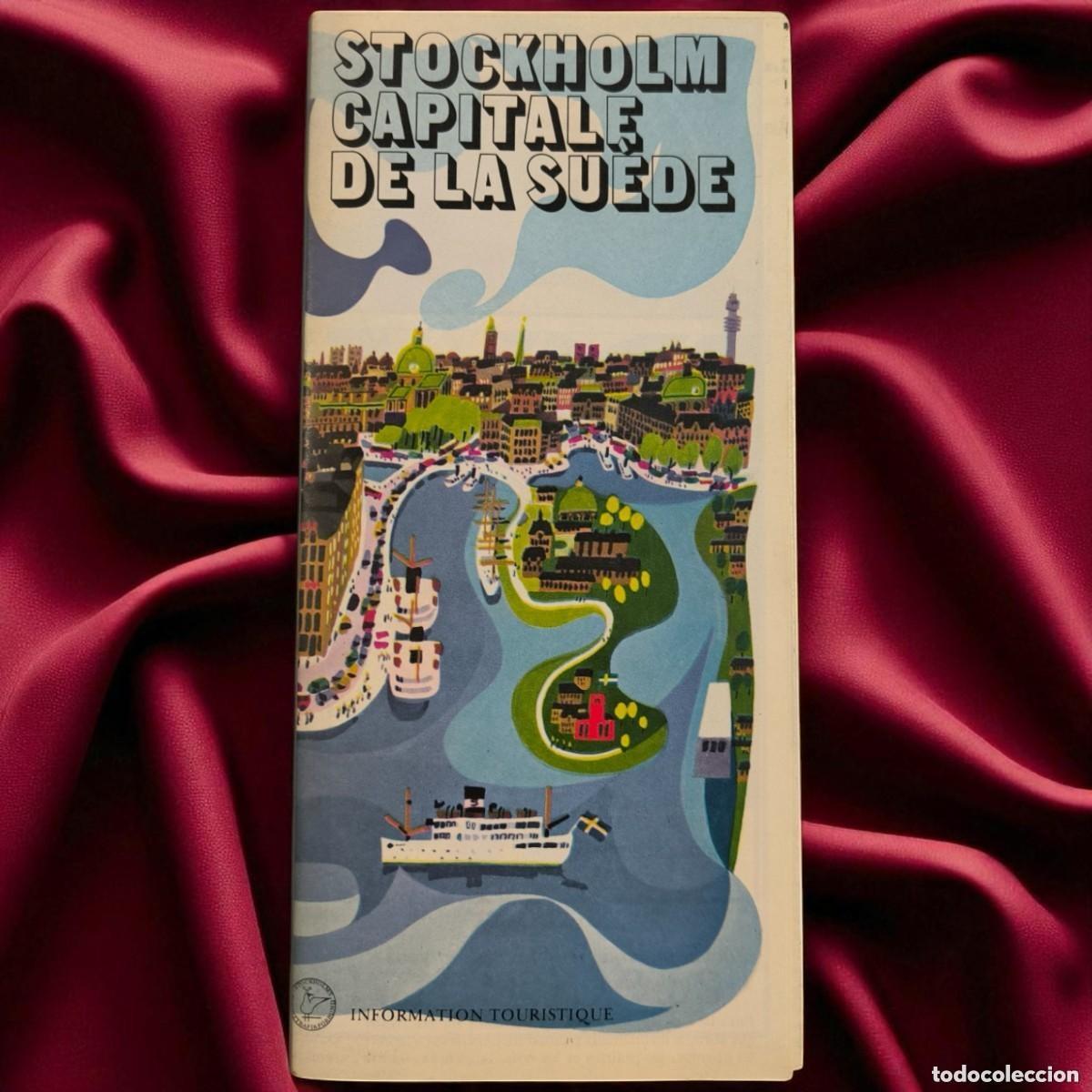 Brochures de tourisme: ESTOCOLMO, ANTIGUO FOLLETO TUR&Iacute;STICO OFICIAL &middot; A&Ntilde;OS 70 - STOCKHOLM CAPITALE DE LA SU&Egrave;DE