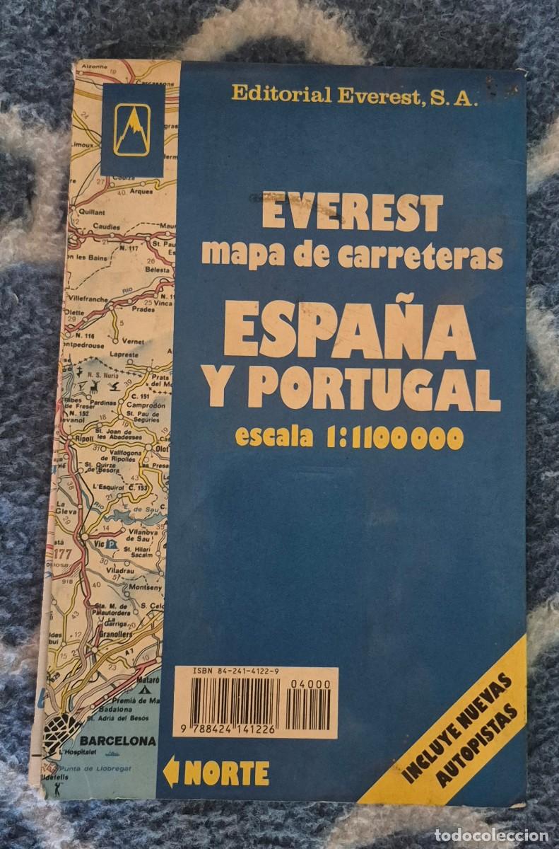 Tourismusbrosch&uuml;ren: MAPA DE CARRETERAS ESPA&Ntilde;A Y PORTUGAL - EDITORIAL EVEREST -