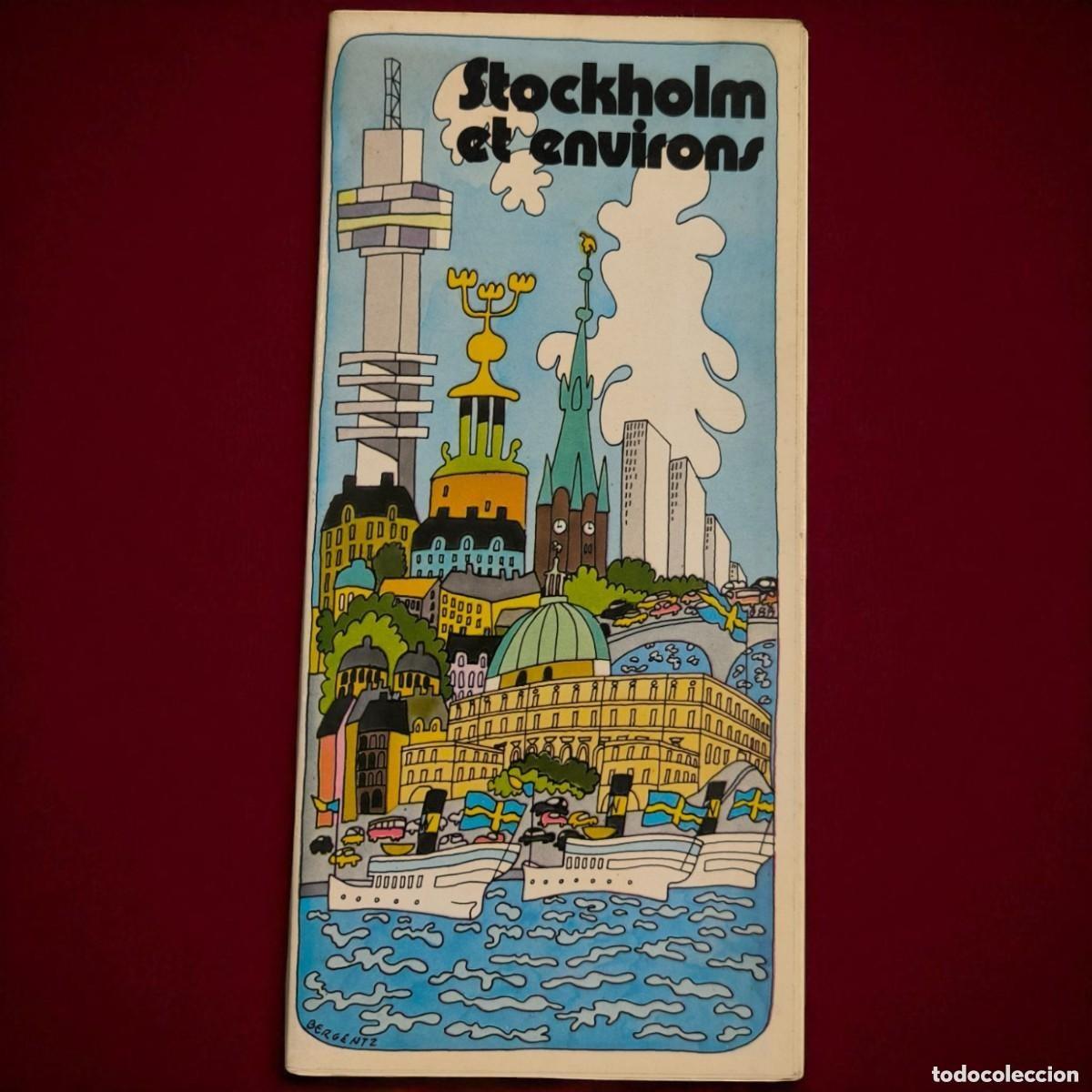 Folletos de turismo: ESTOCOLMO, ANTIGUO FOLLETO TUR&Iacute;STICO &middot; A&Ntilde;OS 70 &middot; ILUSTRACI&Oacute;N BERGENTZ - STOCKHOLM ET ENVIRONS
