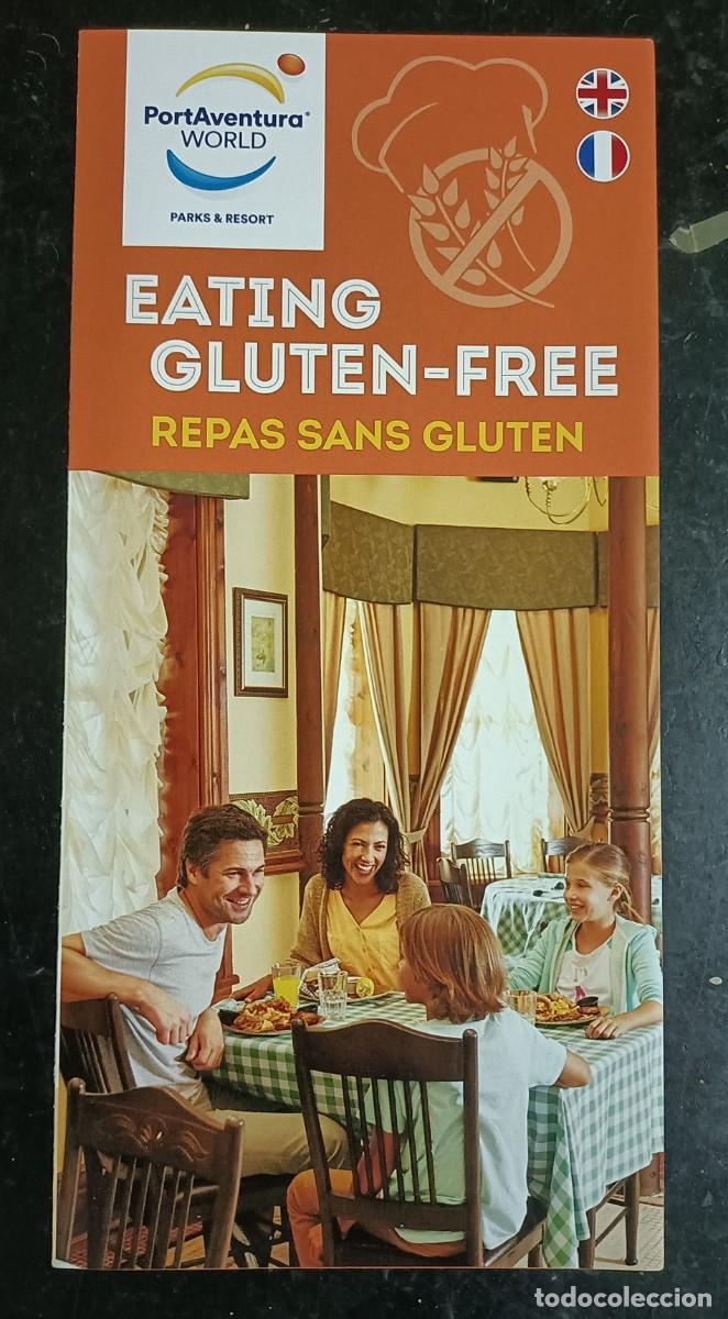 Folletos de turismo: Folleto parque tematico Port Aventura - gluten free