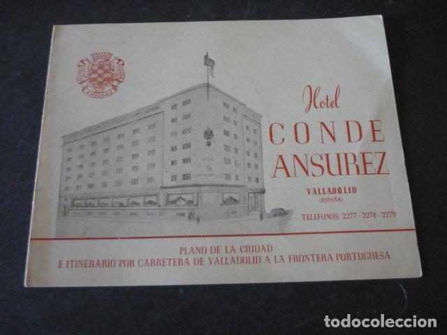 Folletos de turismo: VALLADOLID HOTEL CONDE ANSUREZ FOLLETO DIPTICO PUBLICITARIO