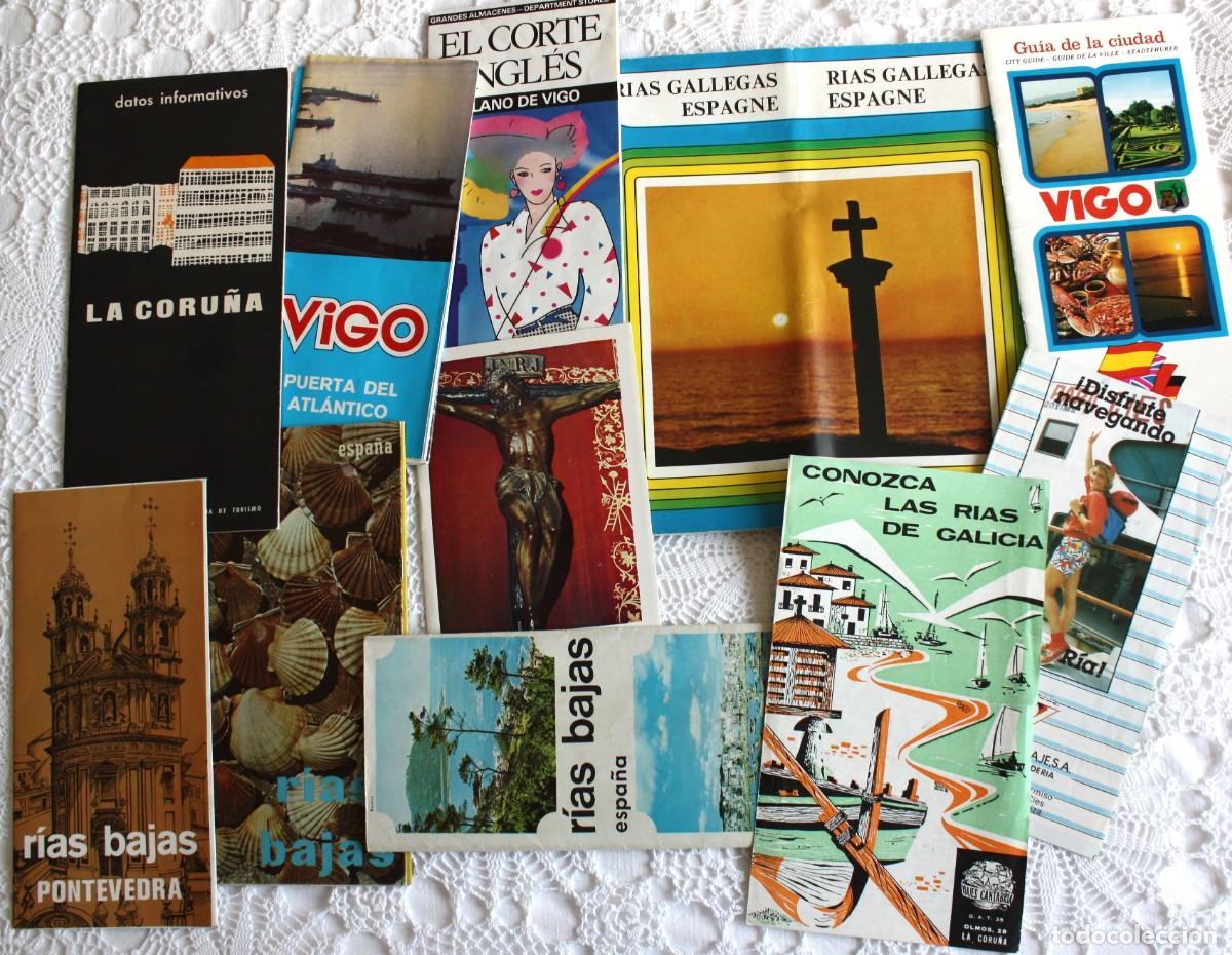 Folletos de turismo: ONCE FOLLETOS TURISTICOS DE GALICIA