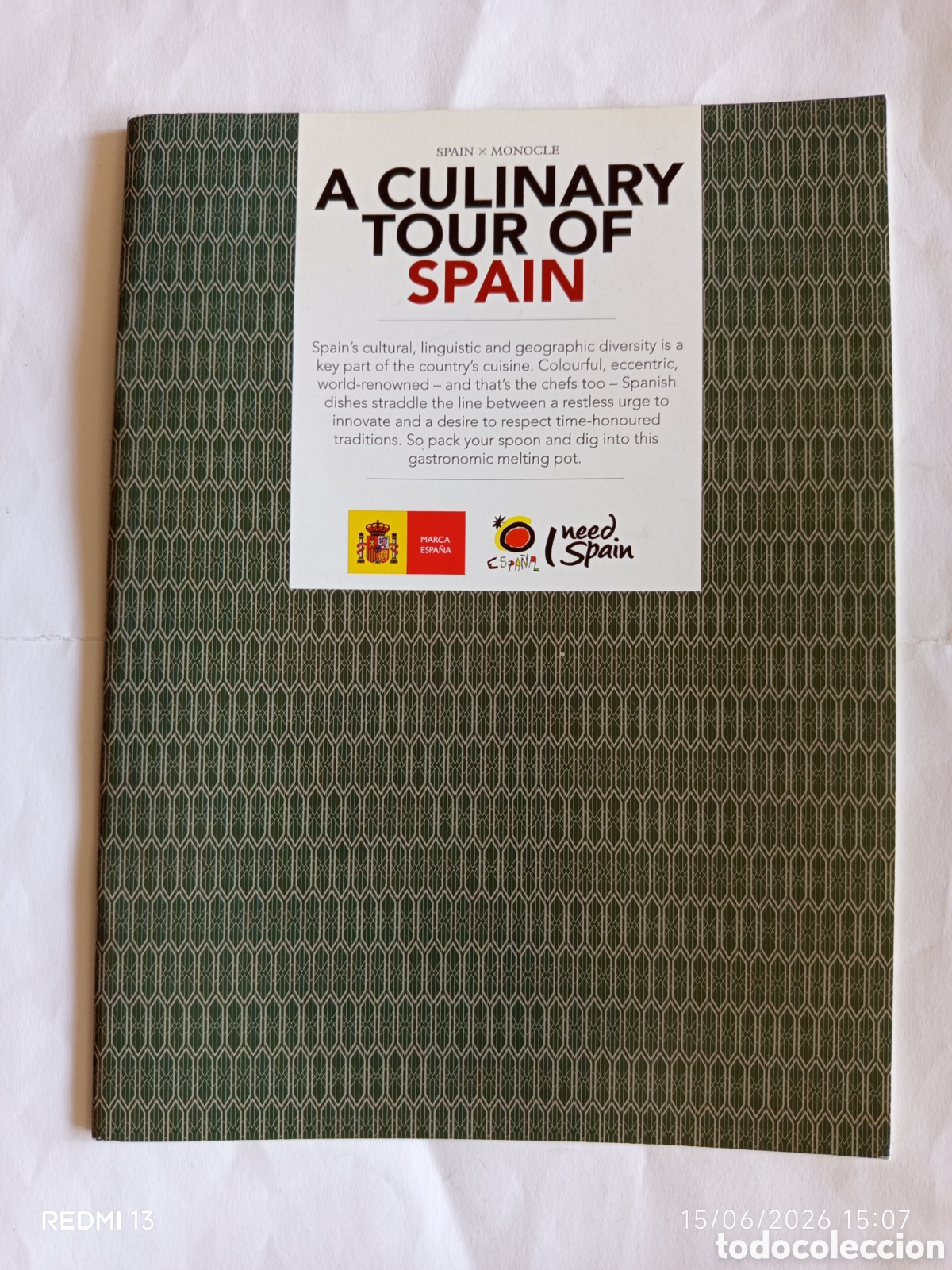 Folletos de turismo: A CULINARY TOUR OF SPAIN. Ferran Adri&agrave;, David Mu&ntilde;oz...