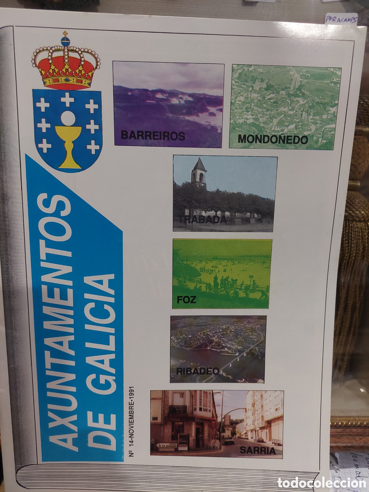 Folletos de turismo: N&uacute;mero 14 AYUNTAMIENTOS GALICIA BARREIROS, MONDO&Ntilde;EDO, FOZ RIBADEO TRABADA 1991