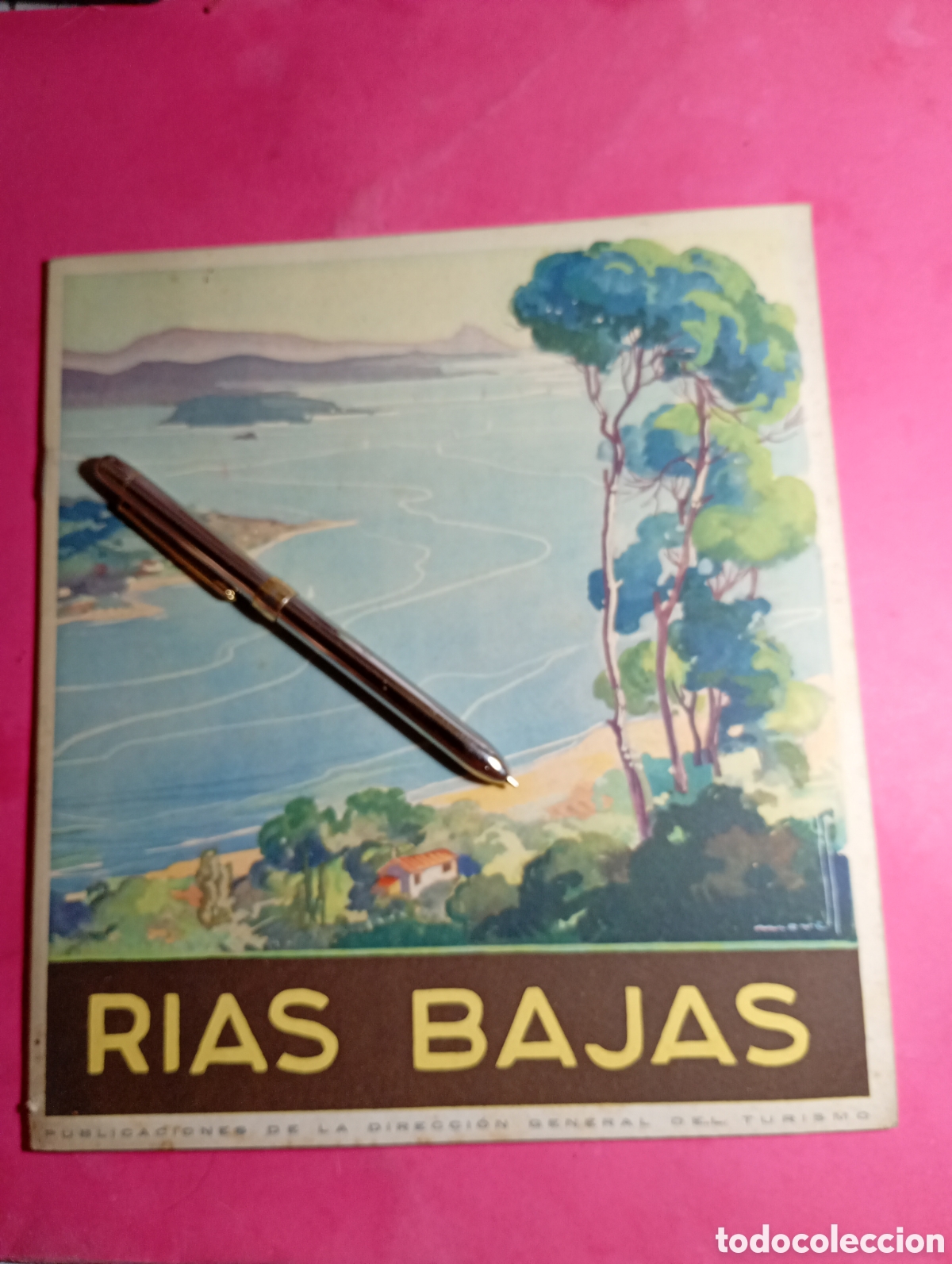 Folletos de turismo: RIAS BAIXAS BAJAS PUBLICACIONES DE LA DIRECCI&Oacute;N GENERAL DE TURISMO CUBIERTA MORELL 30/40&acute;s ca.