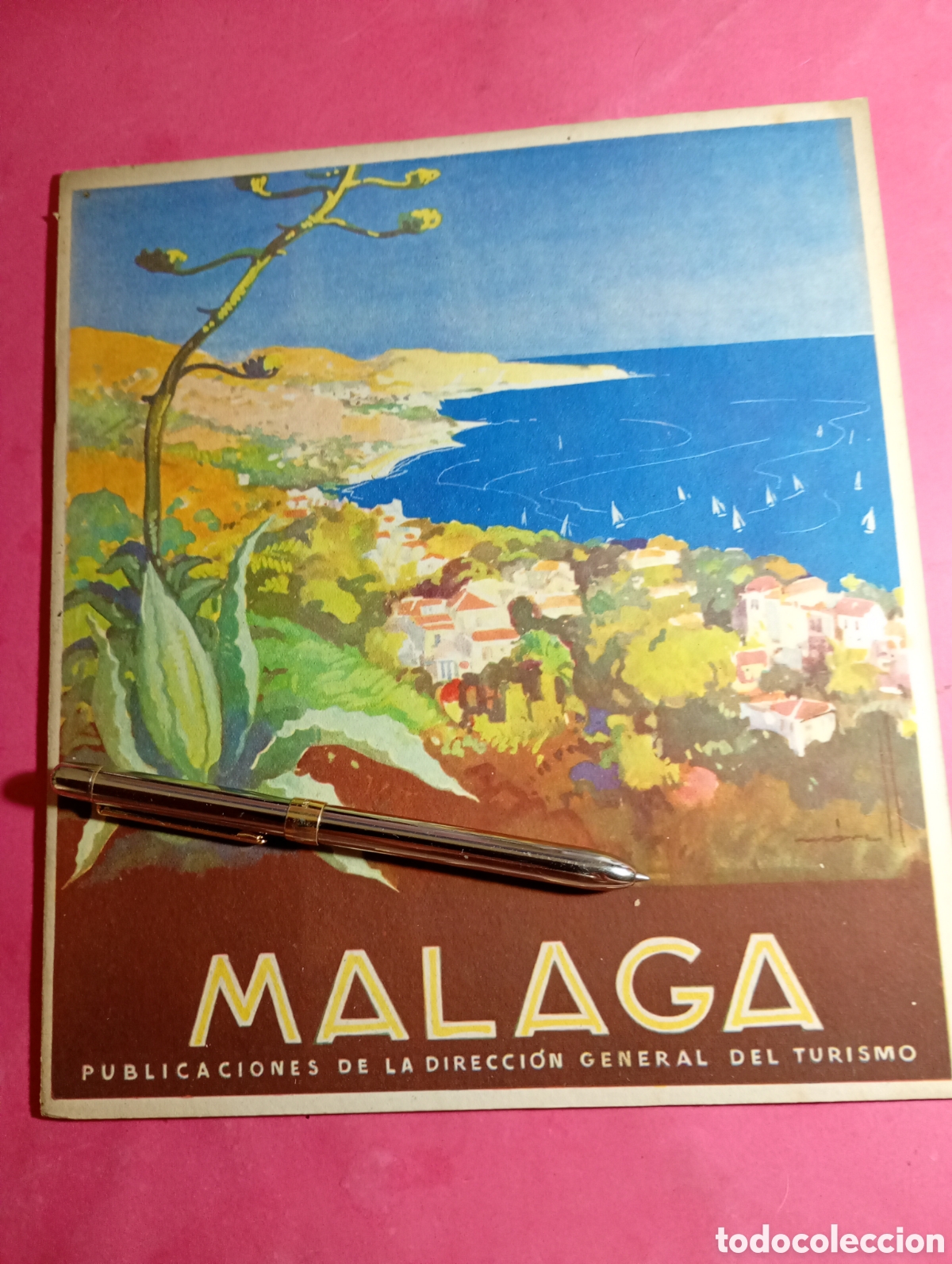 Folletos de turismo: M&Aacute;LAGA PUBLICACIONES DIRECCI&Oacute;N GENERAL DEL TURISMO CUBIERTA JOS&Eacute; MORELL MUCHA FOTO B/N