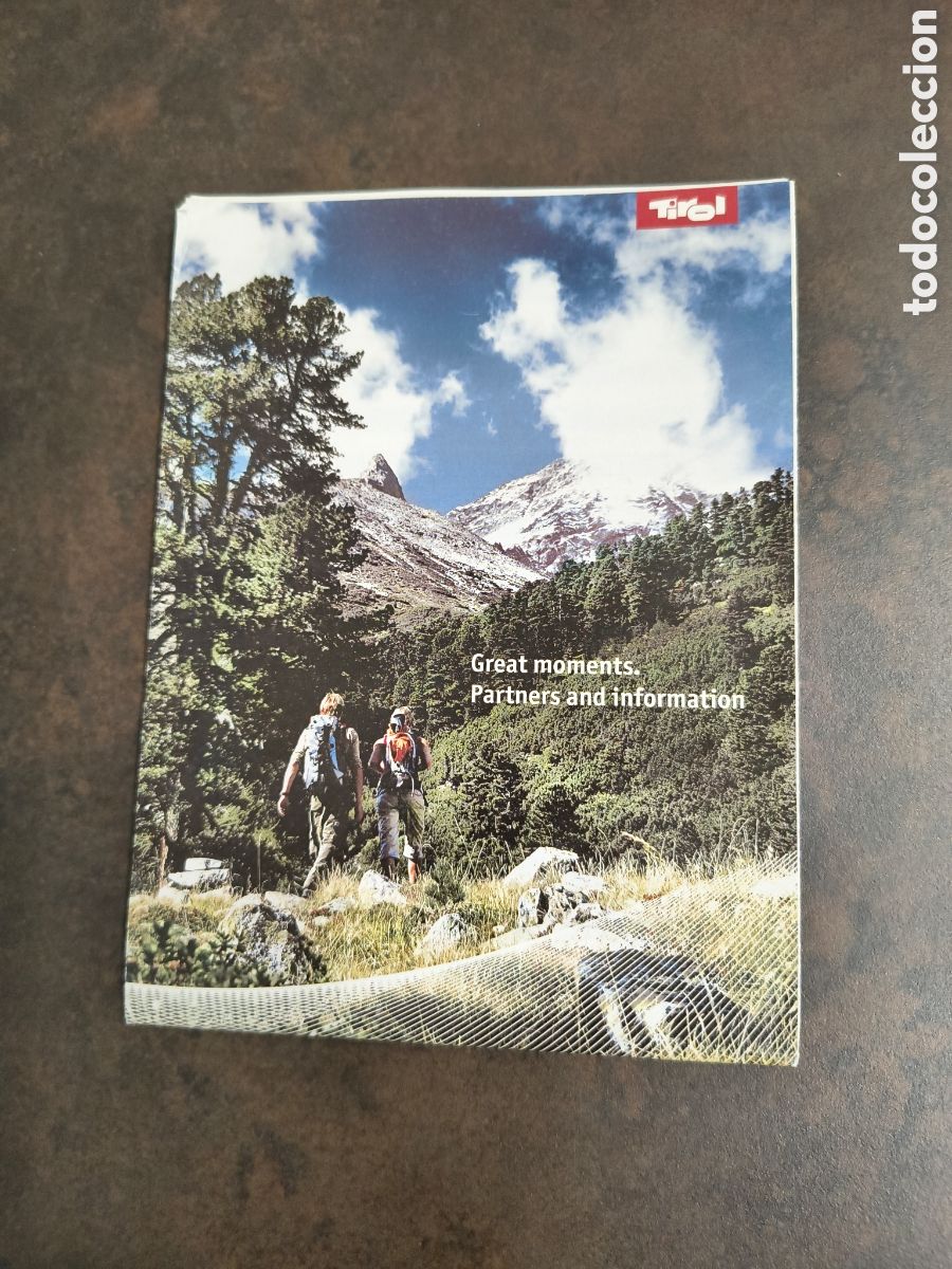 Tourismusbrosch&uuml;ren: TIROL. MAPA DESPLEGABLE Y LUGARES A VISITAR.