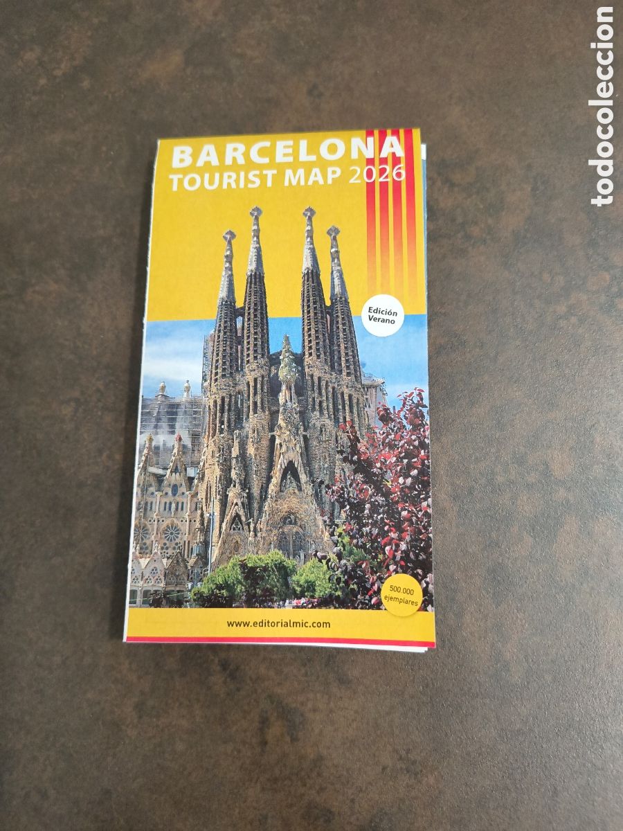 Brochures de tourisme: BARCELONA. TOURIST MAP 2026 (EN INGLES Y ESPA&Ntilde;OL)