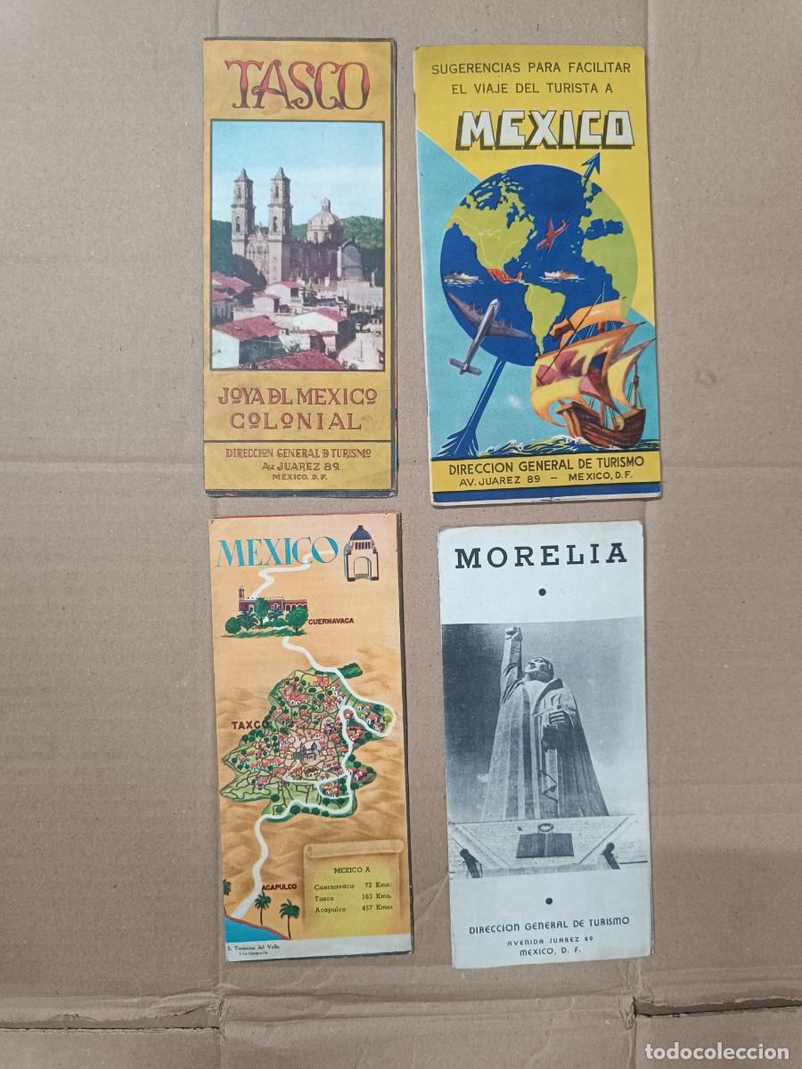 Folletos de turismo: LOTE 4 ANTIGUOS FOLLETOS TURISTICOS, MEXICO, TASCO GUERRERO, MORELIA MICHOACAN, A&Ntilde;OS 50 - 60 -P28