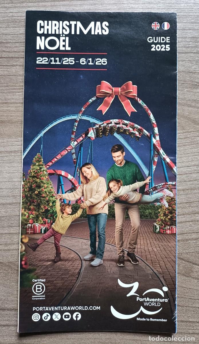 Folletos de turismo: Folleto guia parque tematico Port Aventura, navidad 2025
